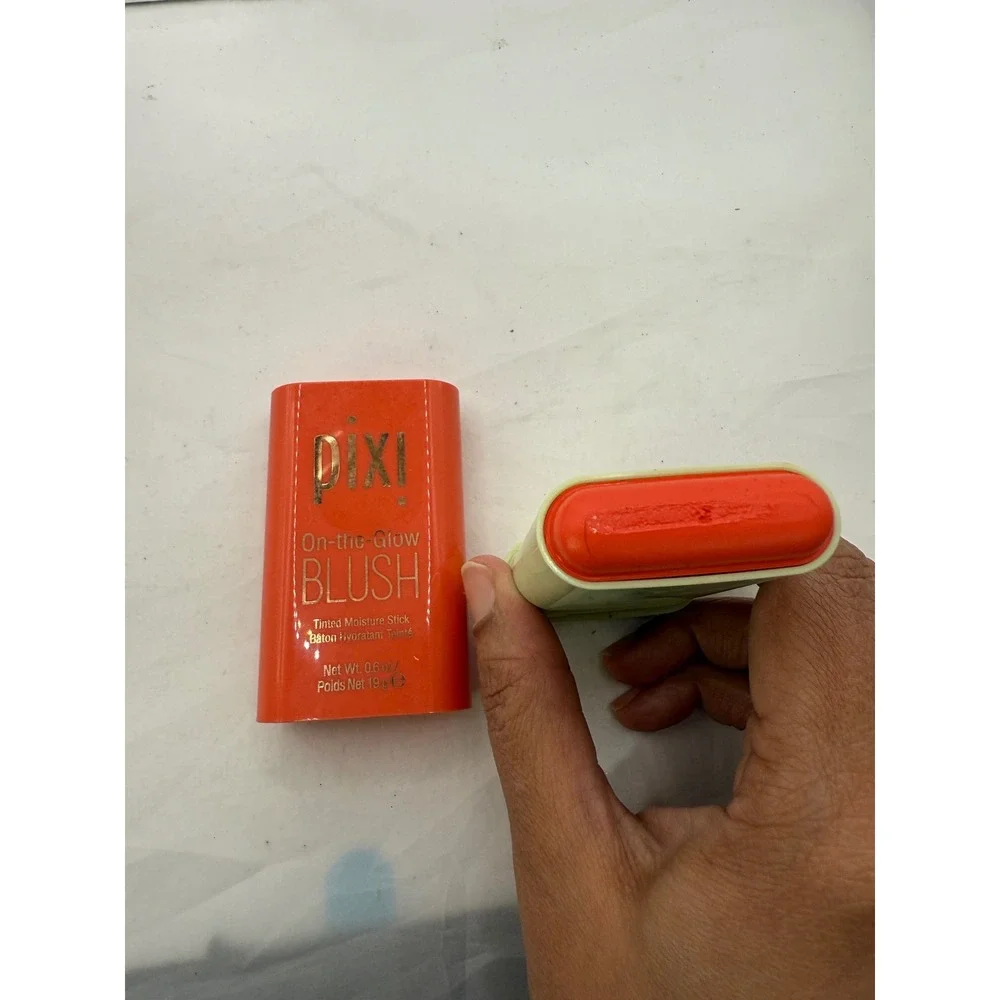 PIXI On the Glow Blush Tinted Moisture Stick‎ Peach Petal 0.5 oz